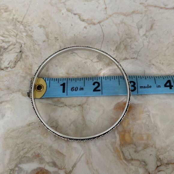 Antique Hugo Rohrwasser (Austria) Sterling Silver Bangle Bracelet Hallmarked - Picture 7 of 9